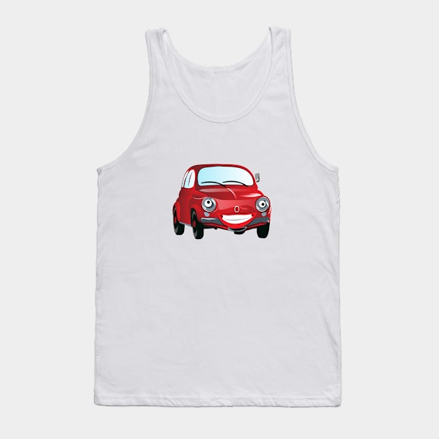 Car Cartoon Tank Top by minaemad